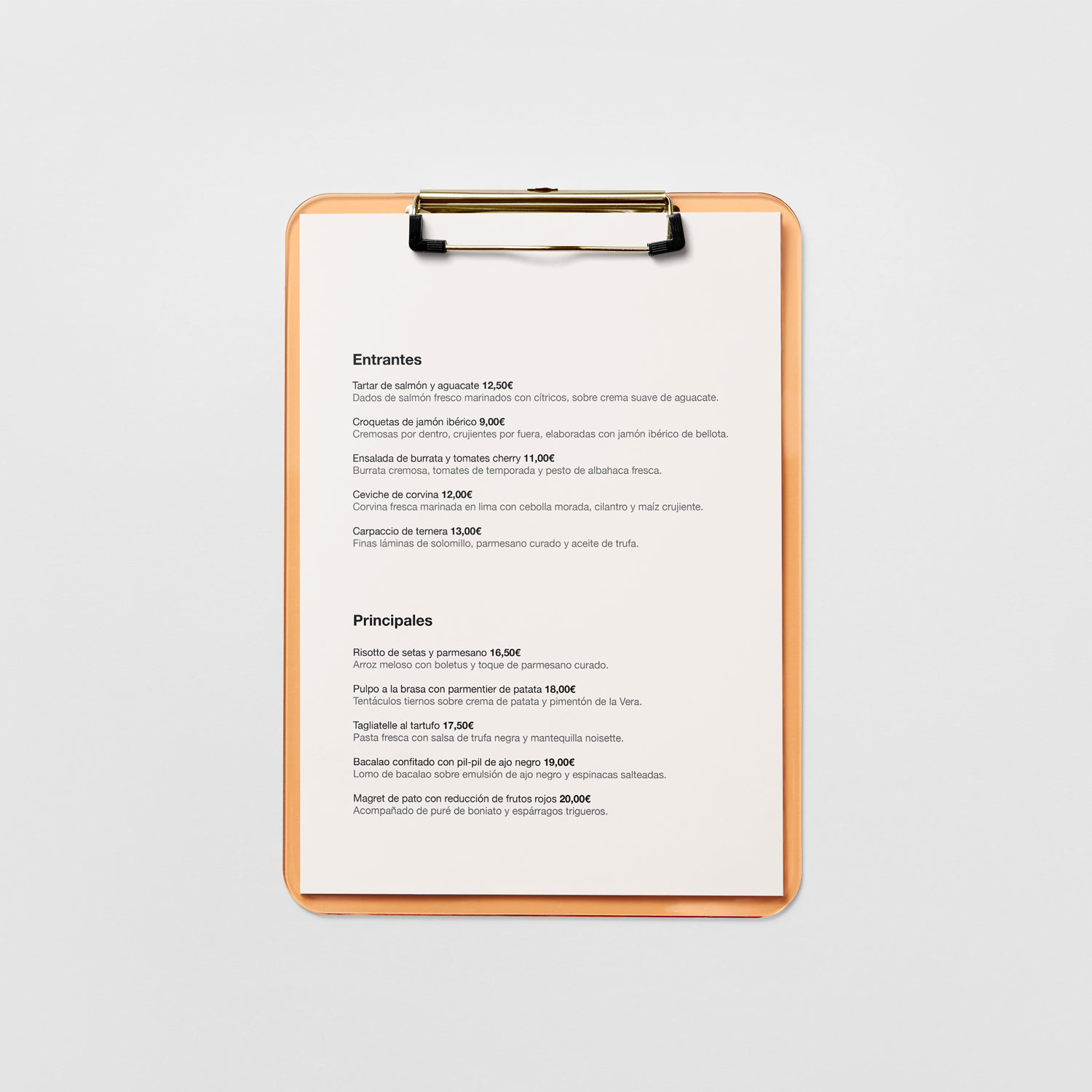 Convierte tu Menú Digital a Carta en Papel [1 Click]