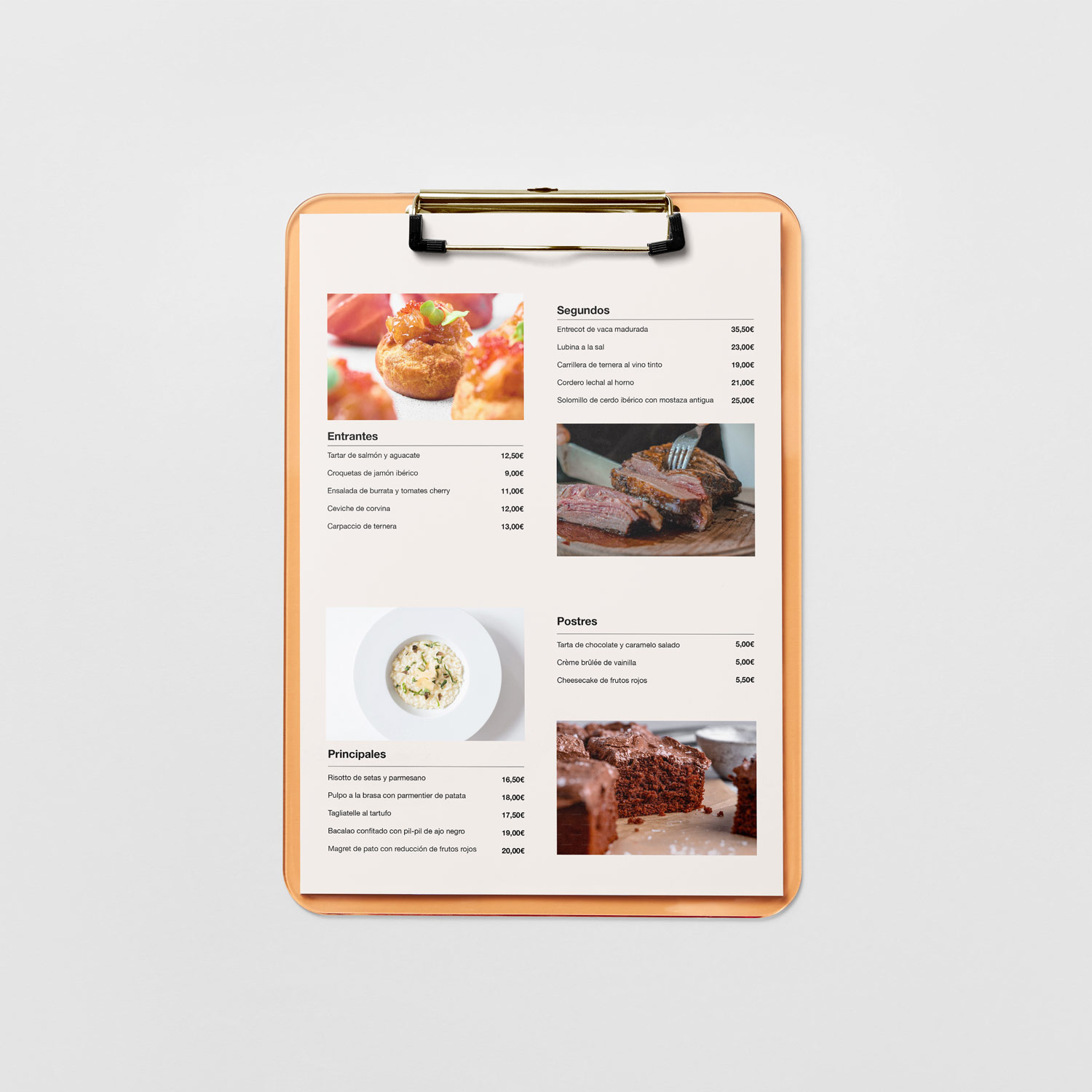 Convierte tu Menú Digital a Carta en Papel [1 Click]